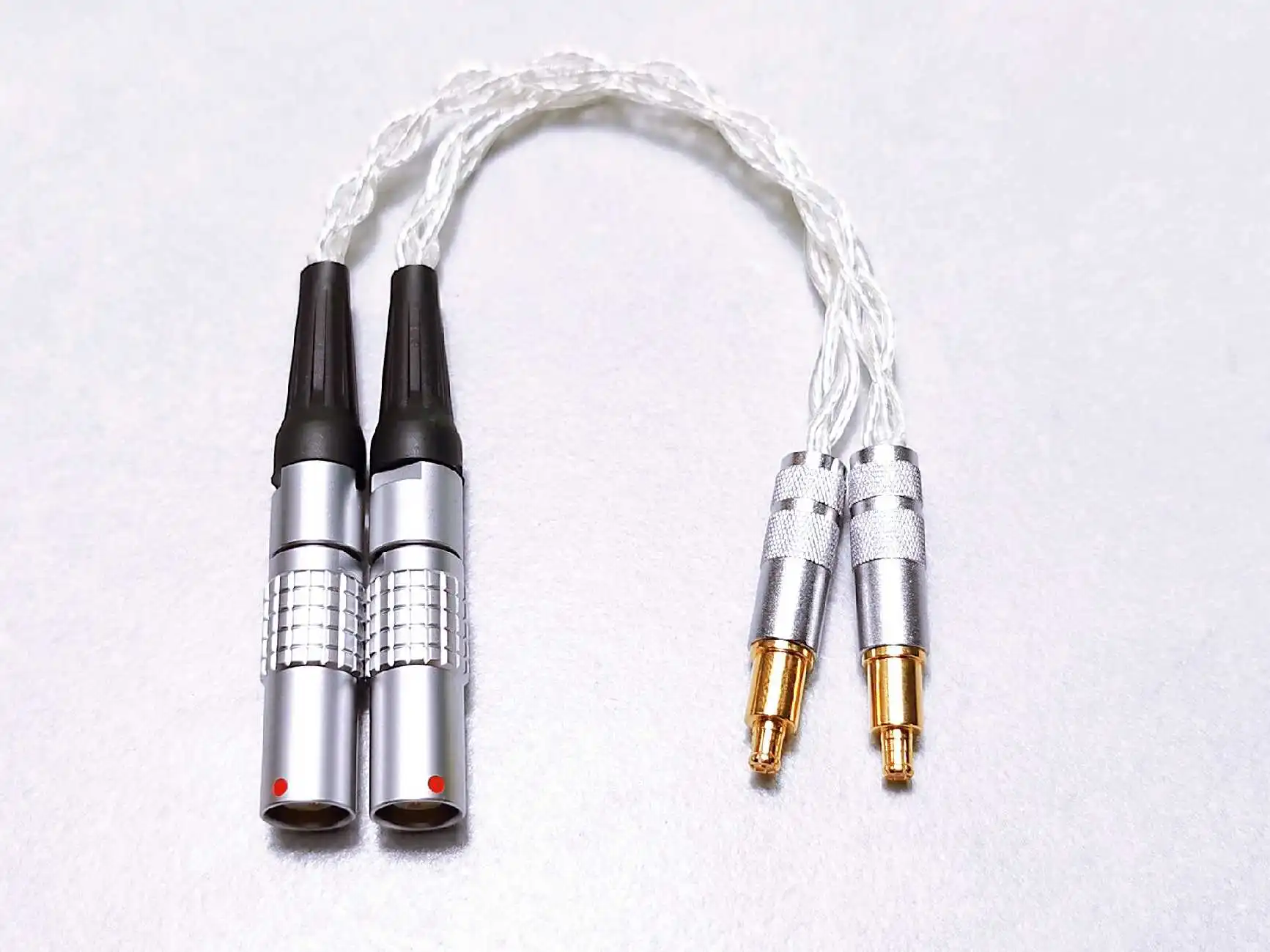 Hi-End Focal Utopia To L5000 W5000Ap2000Ti Sr9 Adx5000 Esw950 A2Dc Headphone Adapter Sterling Silver Cable