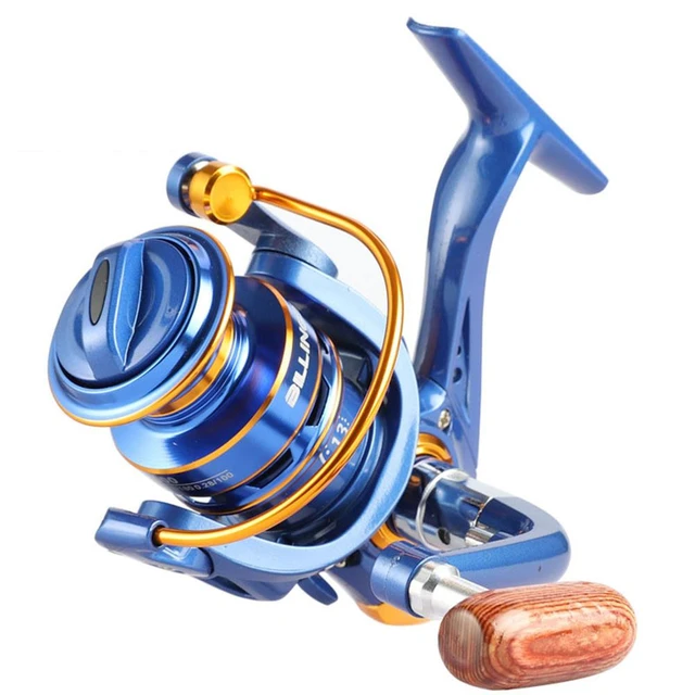 Folding Handle Spinning Fishing Reel 13 Ball Bearings 8kg 5.2/1 Gear Ratio  Sea Fishing Reel Metal Spool Fishing Accessories - AliExpress