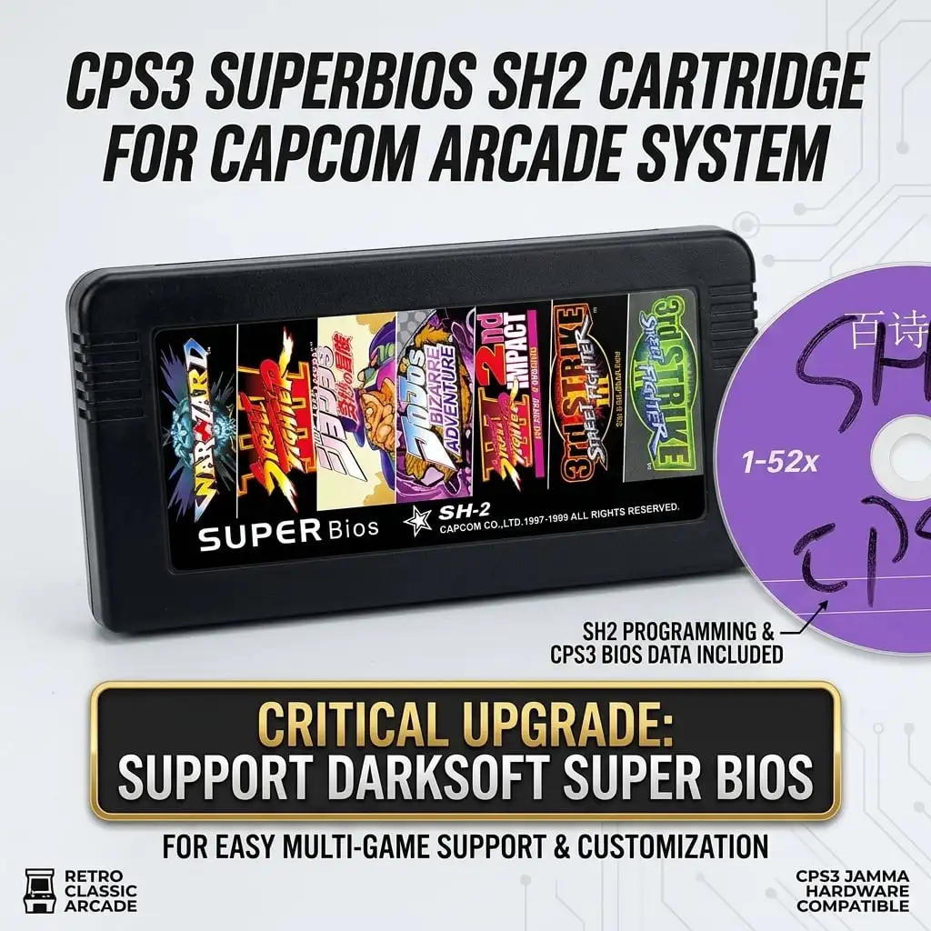 카프콤 아케이드 시스템용 CPS3 SuperBIOS SH2 카트리지 - Darks..