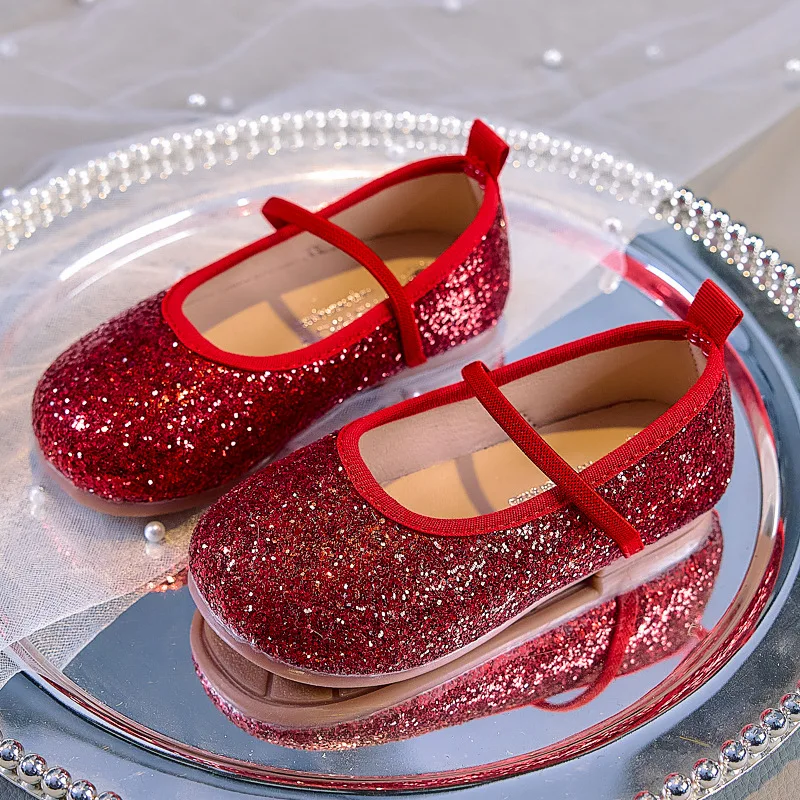 Girls Leather Shoes Autumn Korean Style