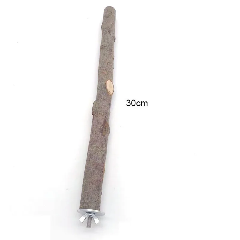 Naturholz Haustier Papagei rohes Holz Gabel Baum Zweig Stand Rack Eichhörnchen Vogel Hamster Zweig Sitz Sitz kauen Biss Spielzeug Stick – Detail 10
