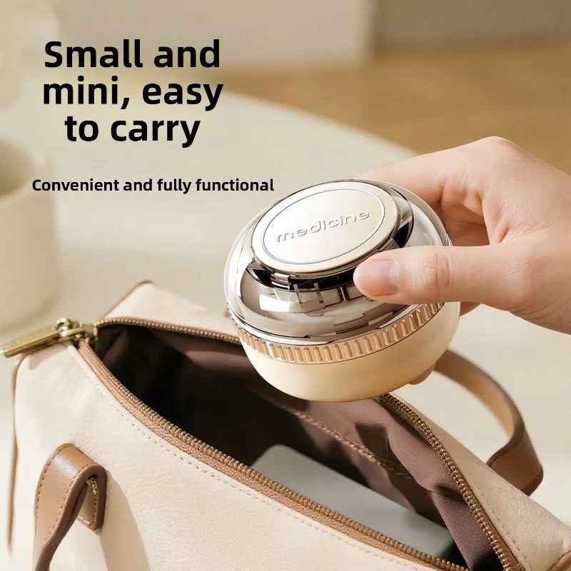 New Portable Quartering Pill Cutter Storage Box Drug Tablet Small Box Medicine Divider Organizer Crusher Pill Cutter