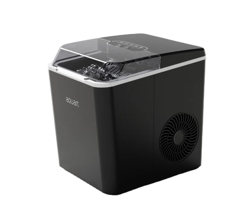 New Portable Kitchen Ice Maker Machine in White, Japanese Style-Small Bullet Ice Block Maker