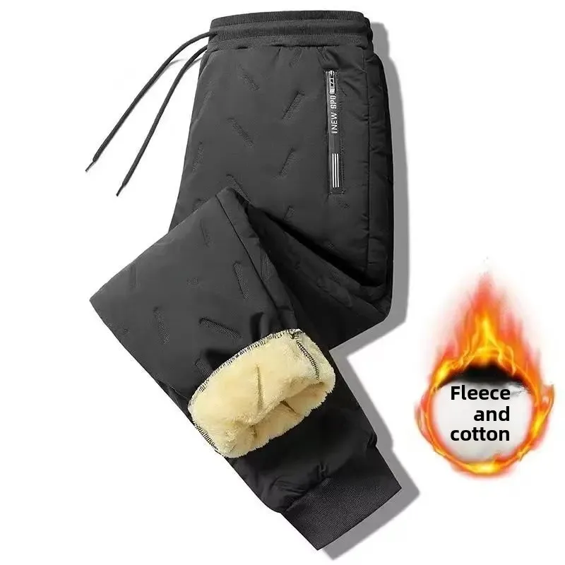 Black ankle-tied pants