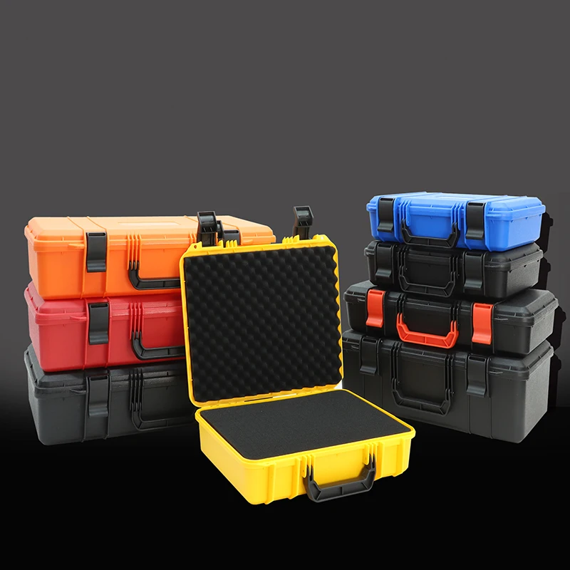 

Case Instrument Tool Case Impact Safety Carry Box Equipment Tool Case Plastic Resistant sponge Hard Tool Portable Box w/pre-cut