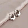 Boucles d'oreilles créoles en argent Sterling S925 et zircone pour femmes, boucles d'oreilles rondes romantiques de luxe, bijoux fins de fête, cadeaux
