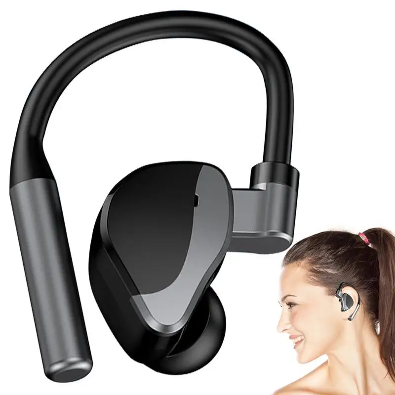 SingleEarpieceWirelessHeadsetWaterproofSportsEarphoneWithLong