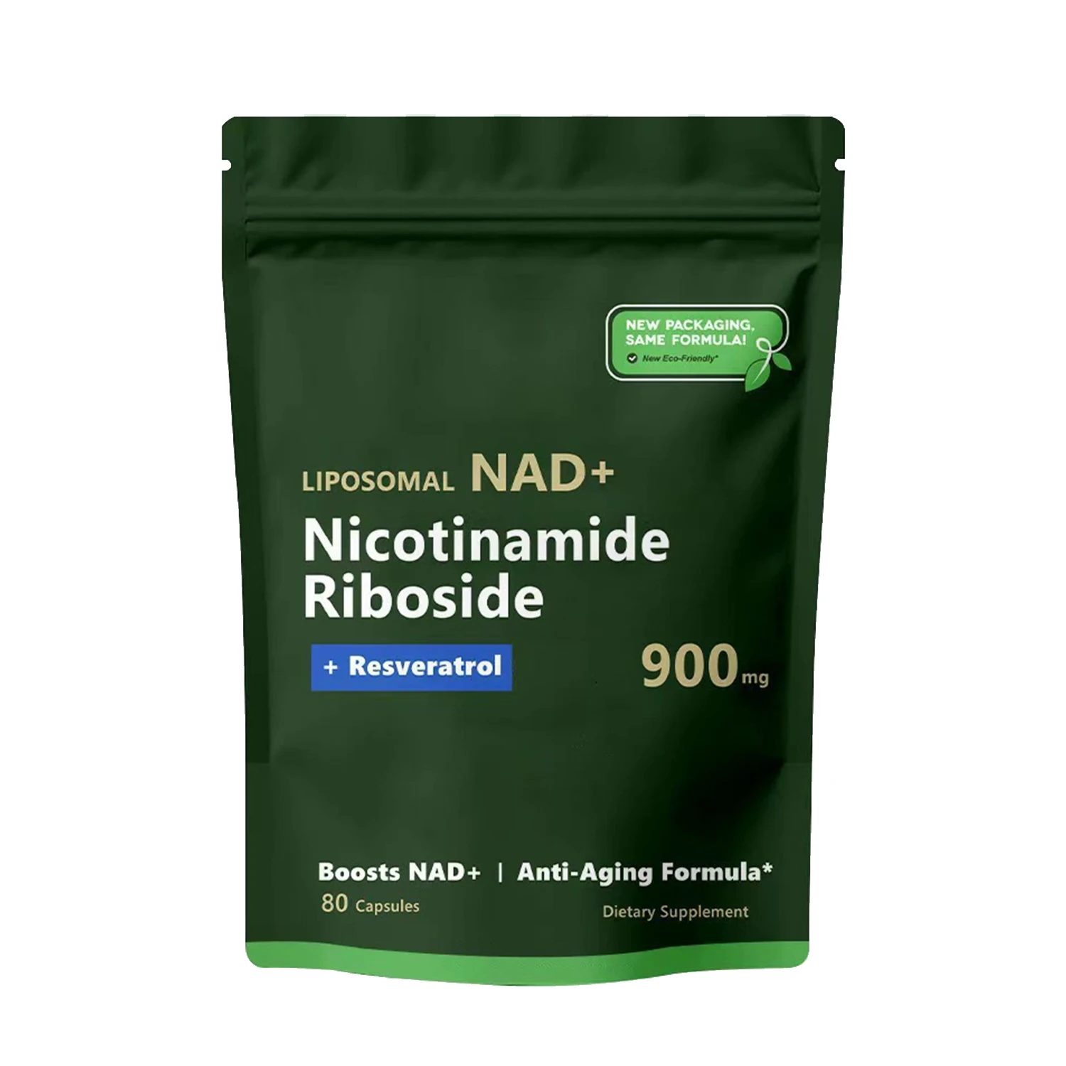 תוסף Liposomal NAD+ עם Resveratrol, NAD Plus Boosting - תמיכה בבריאות תאים, עמידות ובריאות הזדקנות, אנרגיה