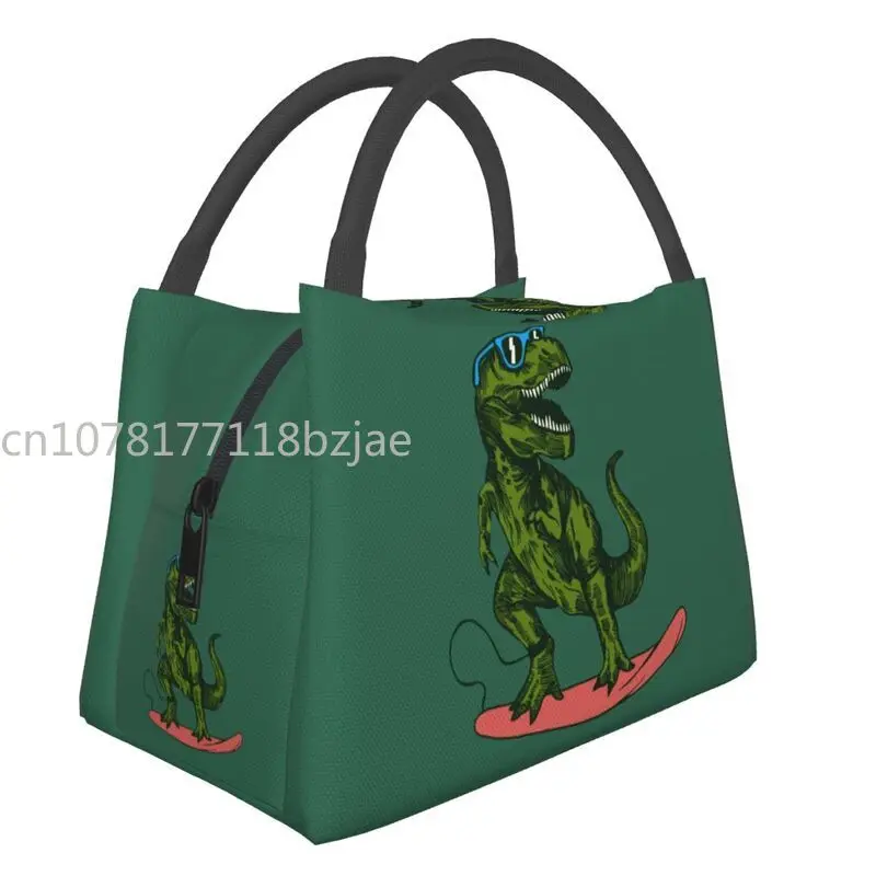 

Cartoon Dinosaur Thermal Insulated Lunch Bag Women Resuable Lunch Tote for Schoool Camping Travel Multifunction Meal Food Box