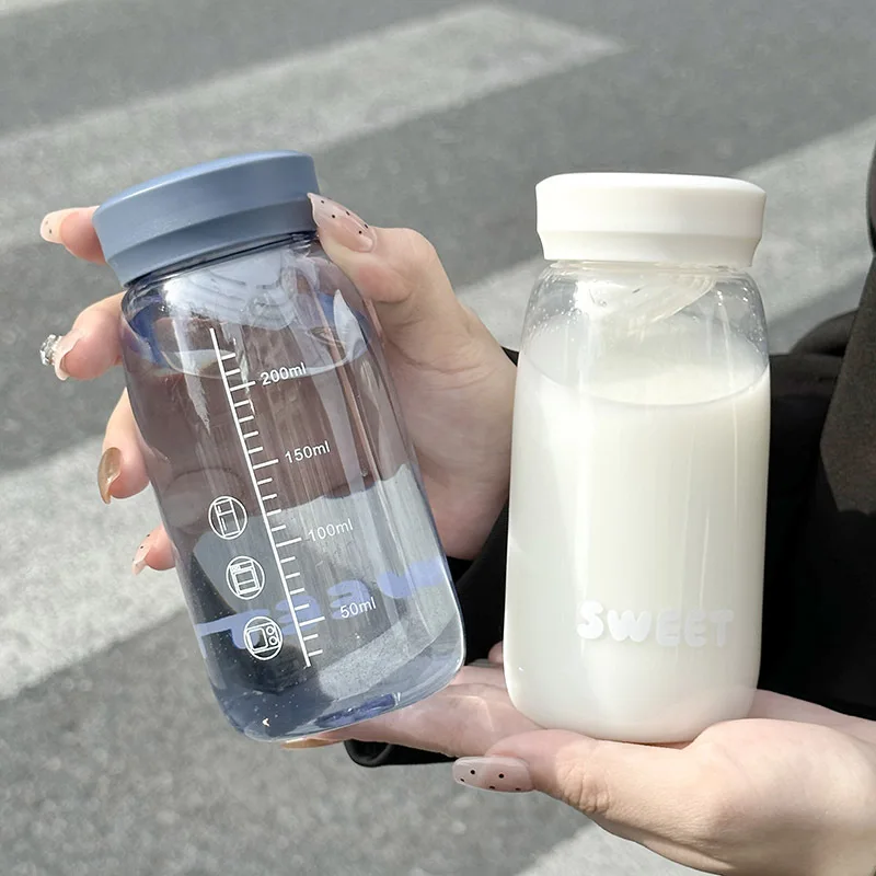 Description Picture 2 of item300ML Mini Small Capacity Water Bottle Portable Pocket Cup With Tea Strainer Reusable Plastic Drinking Cup Drop Heat-resistant