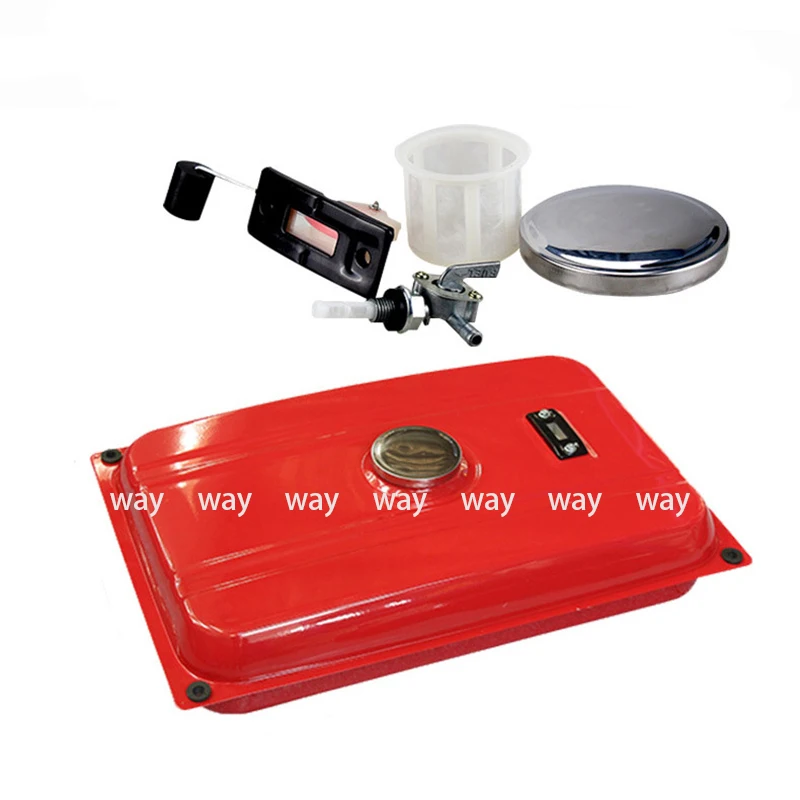 1 set red 2KW 3KW generator fuel tank fuel tank Assembly 168F gasoline with cover and a full set of unit accessories