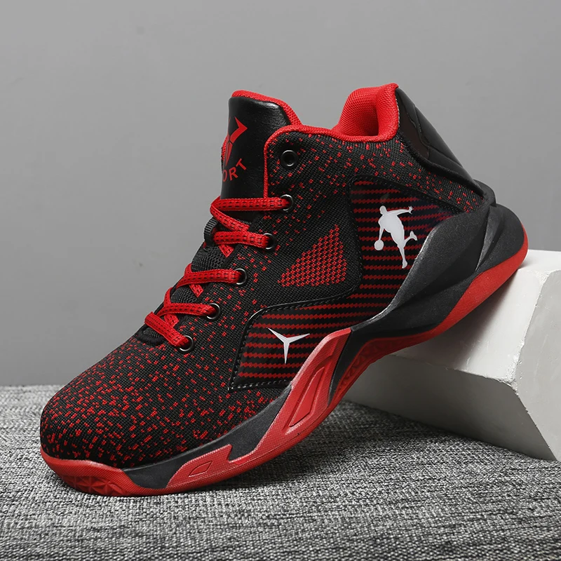 Hot Sale Cheap Men Kids Basketball Shoes Breathable Unisex Training