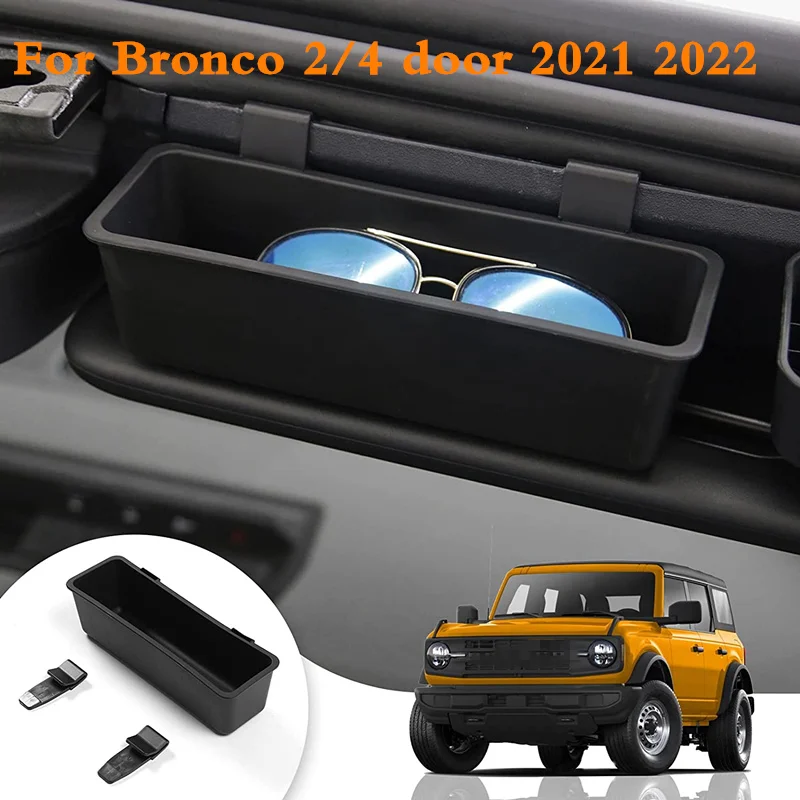 

Sunglasses Holder Sunglass Case Storage Box For Ford Bronco Off-Road 2021-2022 Accessories Auto Storage Interior Parts Decor