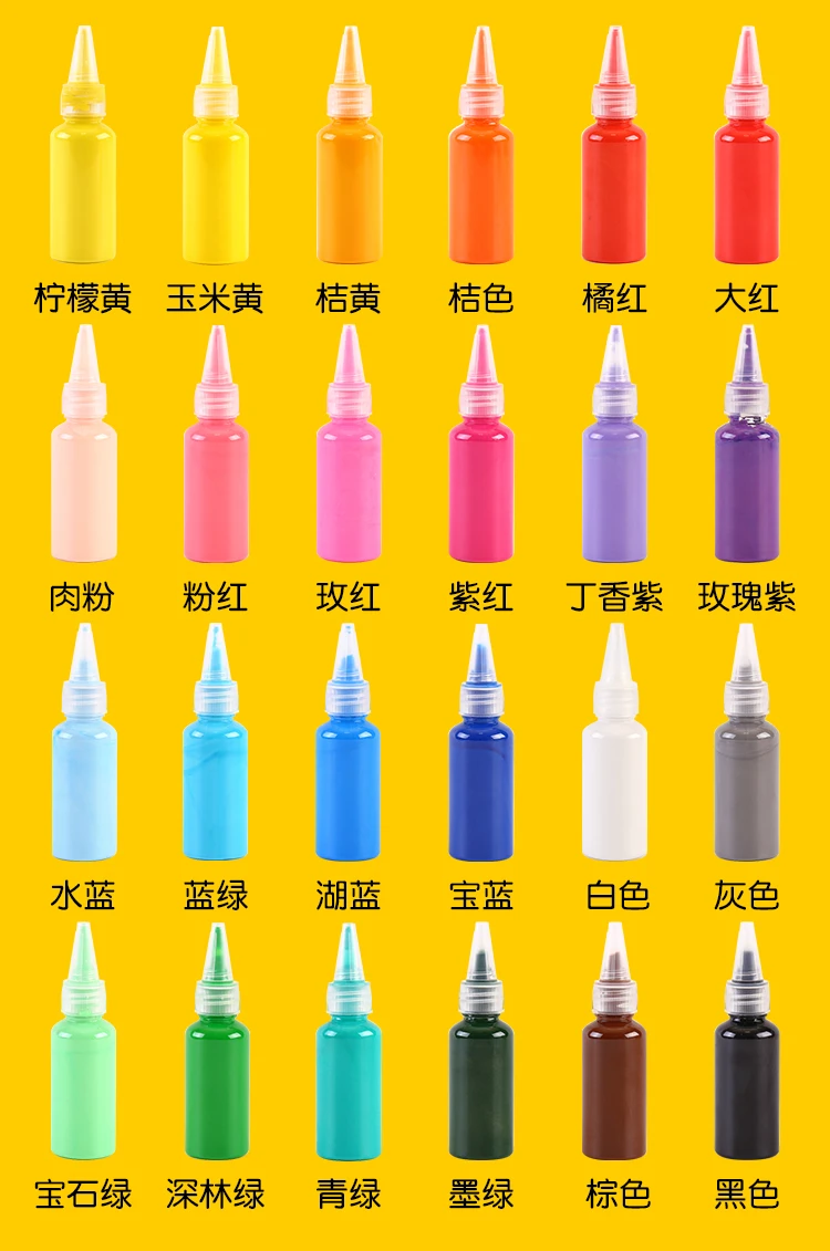 24 цвета, 30 цветов, детское граффити, гипсовая настенная газета ...