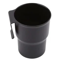 Universal Vehicle Cup Holder with Phone Dock (Black)
