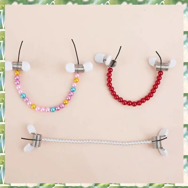 스포츠 비드 스토퍼, 8Pcs 쥬얼리 쥬얼리 용 스프링 비드 클램프 만들기 비드 와이어 엔드 쥬얼리 만들기 도구, 비드 스토퍼,