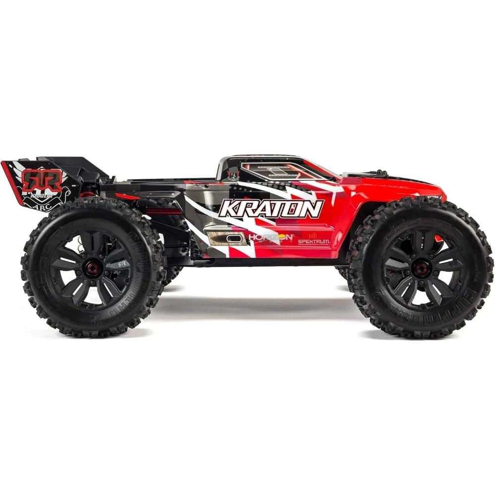 RC Truck 1/8 KRATON 6S V5 4WD BLX Speed Monster RC Truck with Spektrum Firma RTR (Transmitter and Receiver Included)