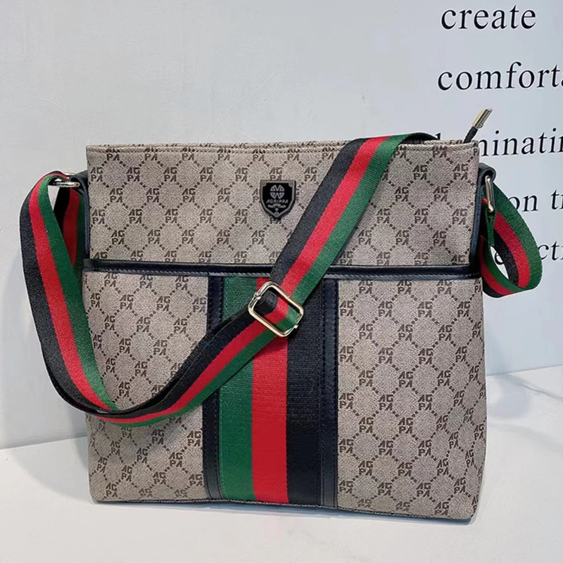 

Women's Luxury Messenger Bag Designer Brand Vintage Print Shoulder Bags And Purses Unisex High Quality Shoulder Crossbody Wallet