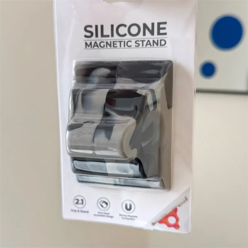 Magnetic Grip & Stand - Versatile Desktop Phone Holder and Accessory