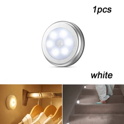 LED Sensor Night Light with PIR Infrared Motion Detection (WHITE)