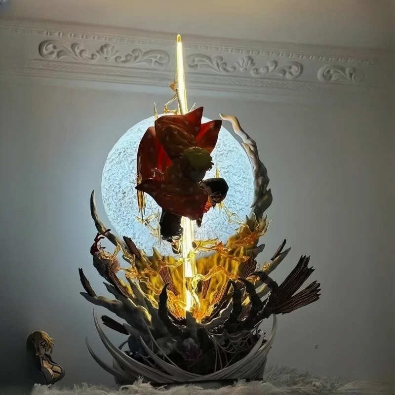 

Demon Slayer 51cm Agatsuma Zenitsu Anime Figures Kimetsu No Yaiba Gk Figurine Pvc Statue Model Doll Room Decoration Kid Gift Toy