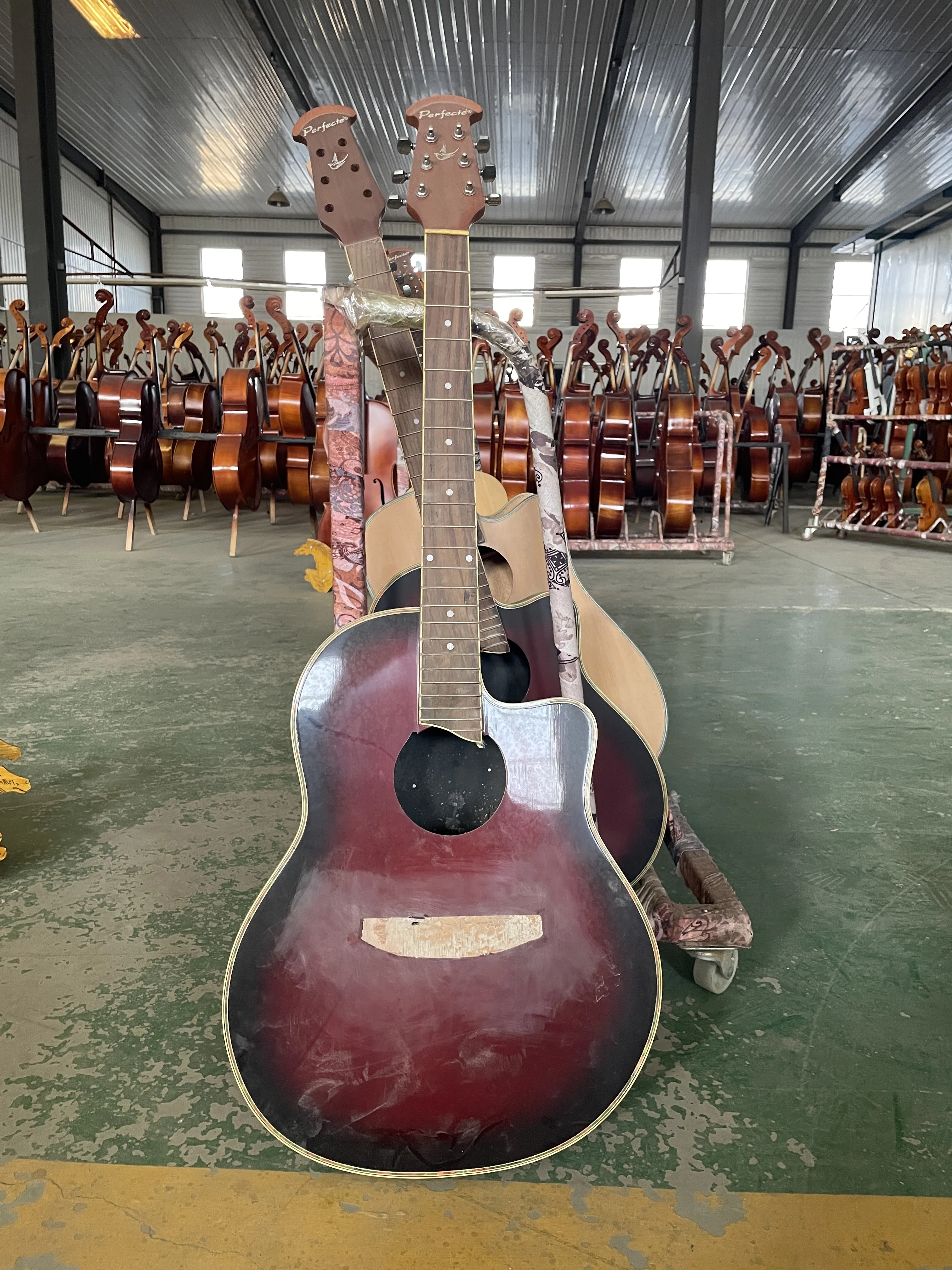 【Hot demand】 Inventory defective guitar, DIY 6-series, 41 inch, 24 band folk guitar, careful imperfect - 3