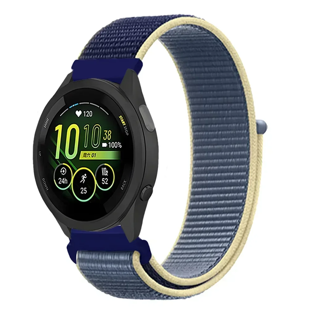 Nylon Braided Loop Sport Bracelet Wristband - 20/22mm Strap