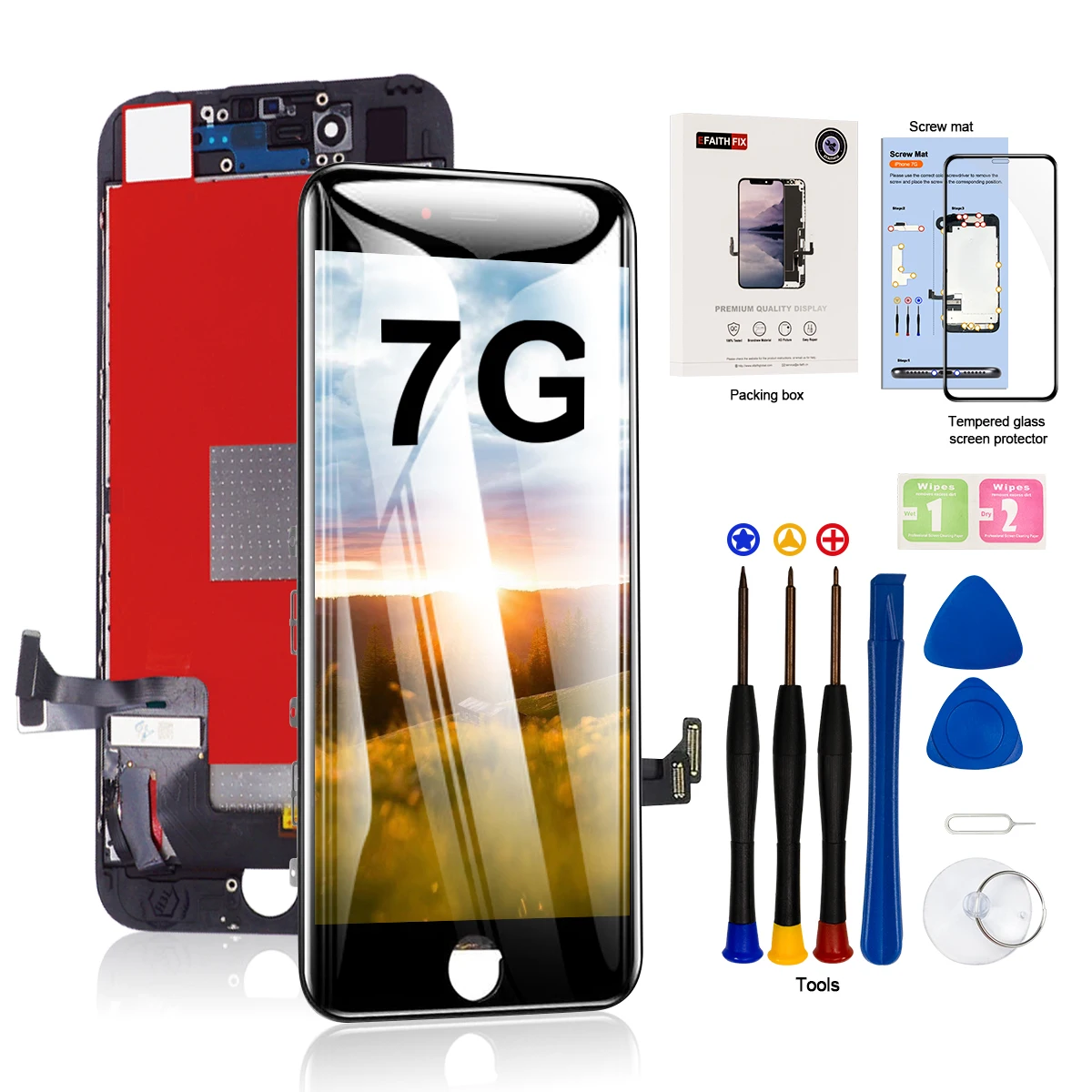 Aaa Di Alta Qualità Per Display Lcd Iphone 7 Per Parti Di Ricambio Per Digitalizzatore Touch Screen Iphone 7