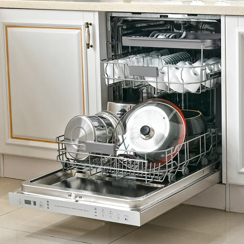 Free Complicated Installation Industrial Full-Automatic Uncovering Dishwasher 5