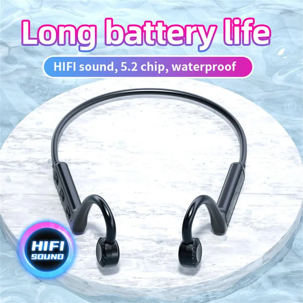 

1pc Ks19 Tws Wireless Bluetooth-compatible Headphones Neckband Sports Gaming Headset Sports Anti-Sweat Wireless Headset