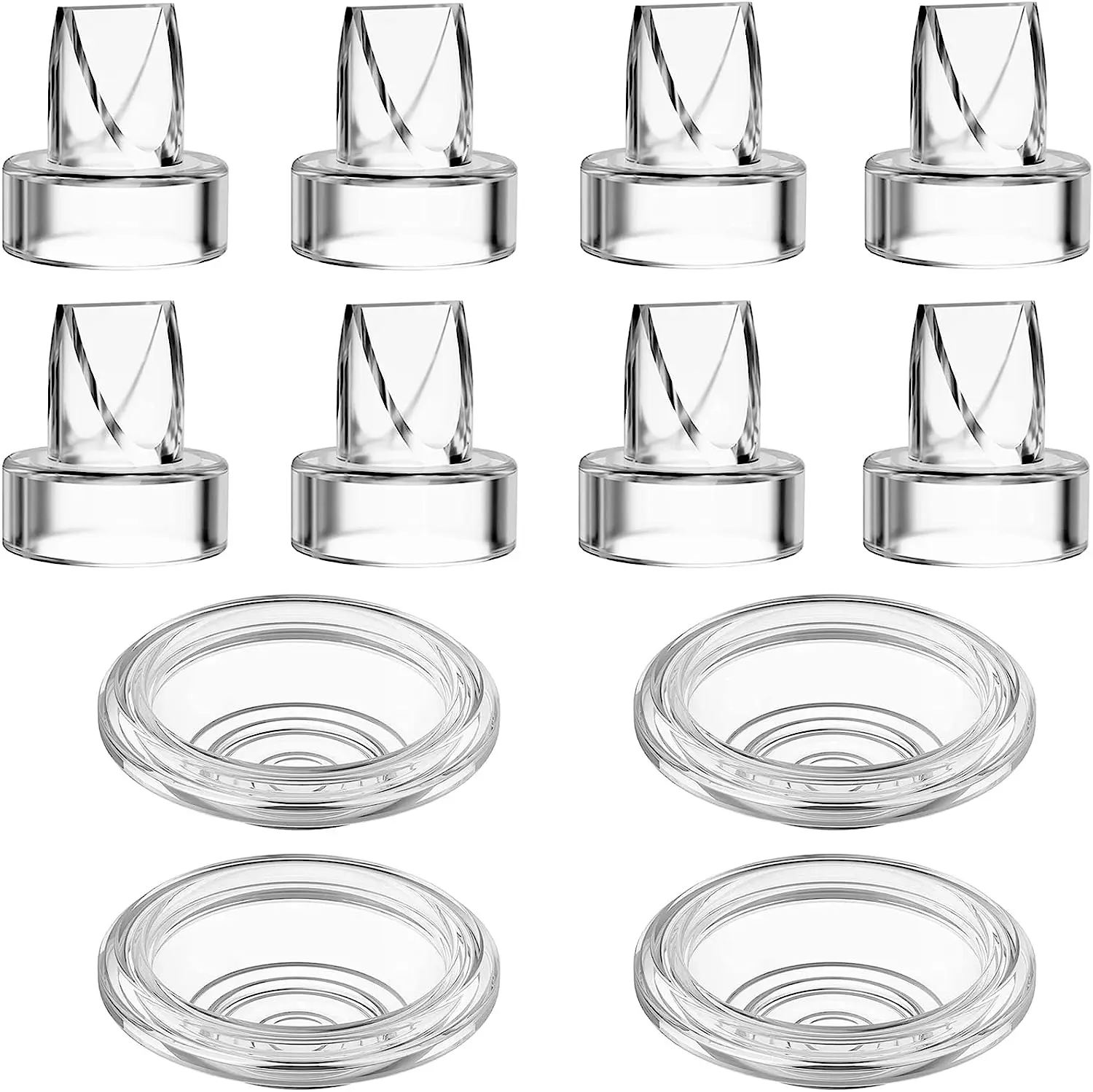 Silicone Valves Breast Pump Accessories Silicone Duckbill Valve And Diaphragm Breast Pump Parts Protection Baby Feeding Nipple Manual/Electric Breast Pump Accessories