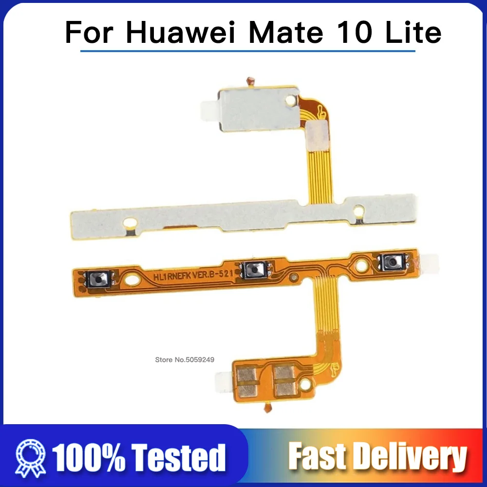 

Высококачественная кнопка включения/выключения громкости для Huawei Mate 10 Lite, ленточный гибкий кабель, запасные части