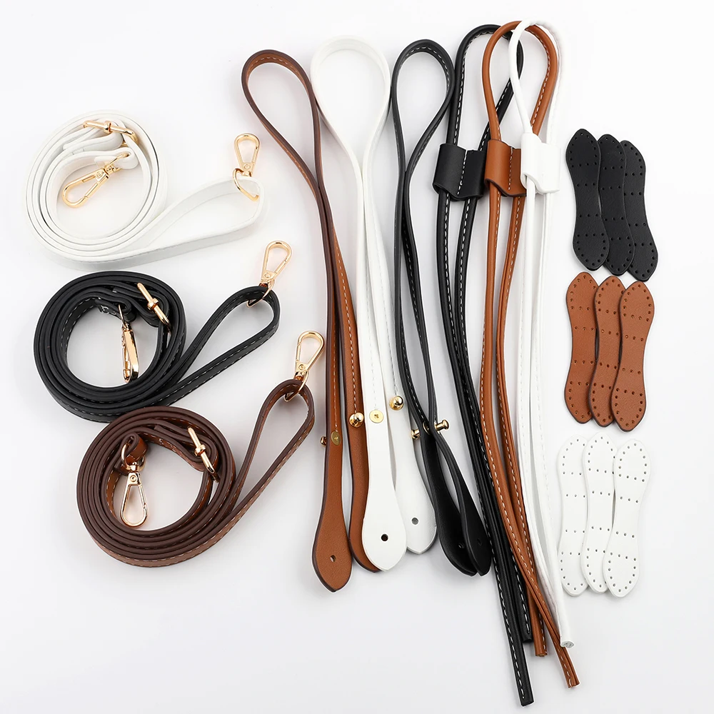 1Set Drawstring Shoulder Bag Straps Rope Handbag Handles Replacement Backpack Beam Pocket Accessories for DIY Bucket Bag