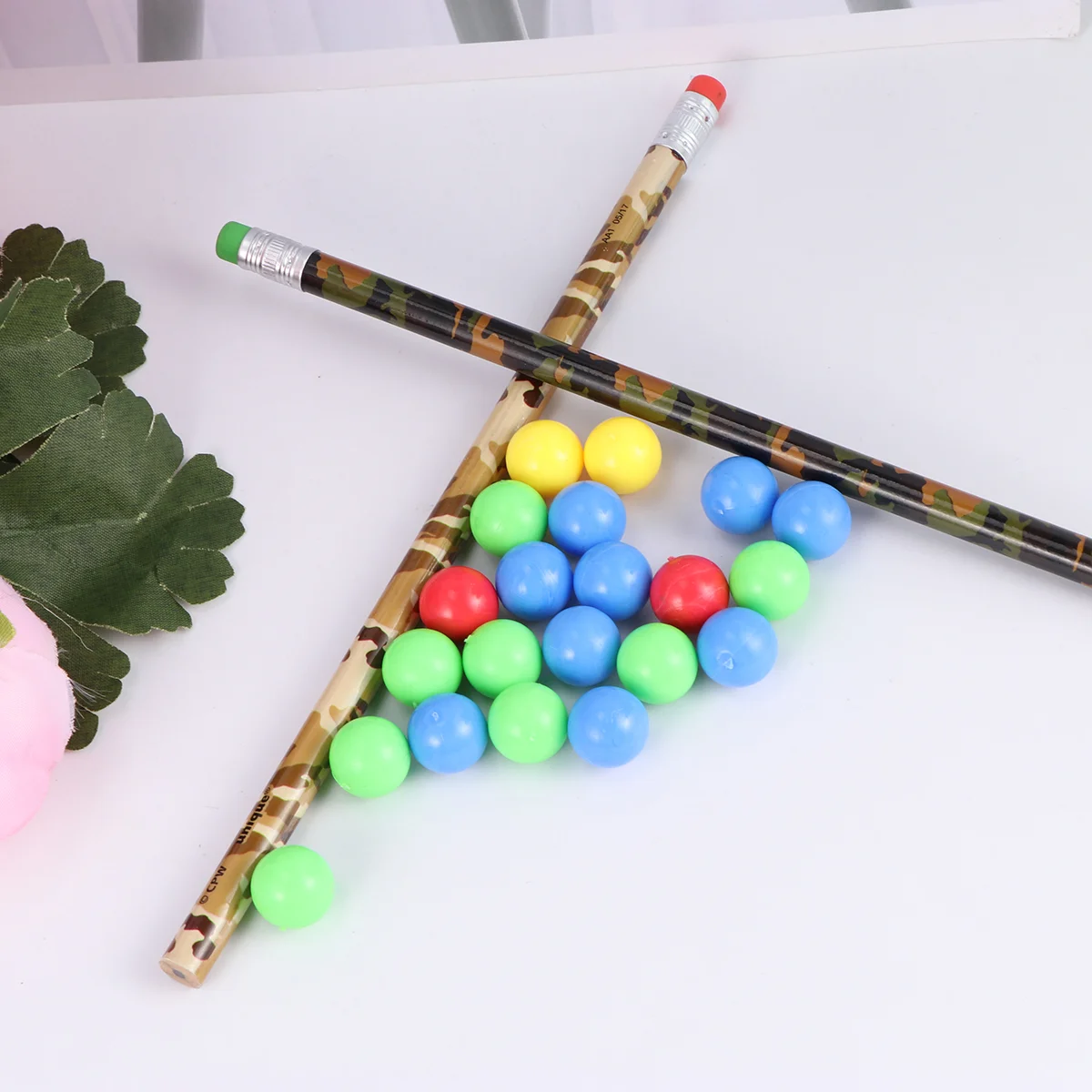 Bead Grabbing Puzzle Game Marbles Parent-child Bouncy Balls for Kids Colors Replacement