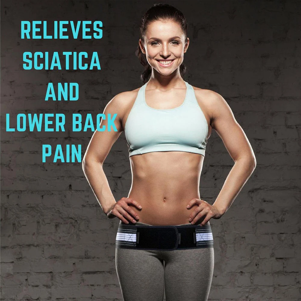 Sacroiliac SI-Ceinture de soutien articulaire pour le bas du dos, attelles de hanche, ceinture de soutien pelvien, ceinture de soutien articulaire contrastée, bassin et lombaires