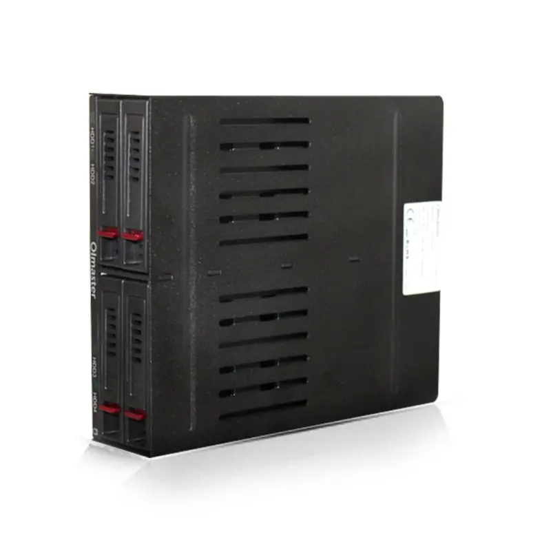 Polegada Slots Rack Interno Hard Drive Hdd Ssd Mobile Enclosure Cover com Led Indicador Capacidade Expansão He2006 4x2.5 - Imagem 2