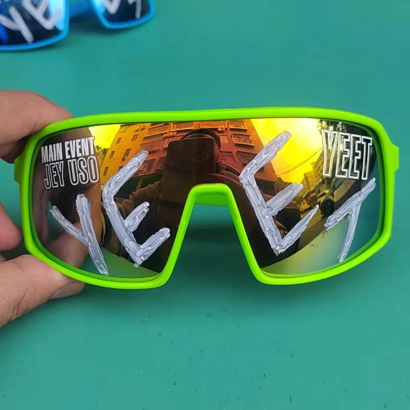 Jey Uso Yeet Sports Shades Glasses Bloodline USOS RARE RED Sunglasses 2