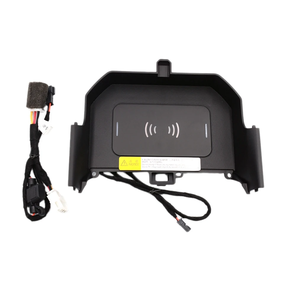 

Car QI Wireless Charging Center Console Phone Charger Case Holder Armrest Radio Charger for-BMW G30 New 5 Series