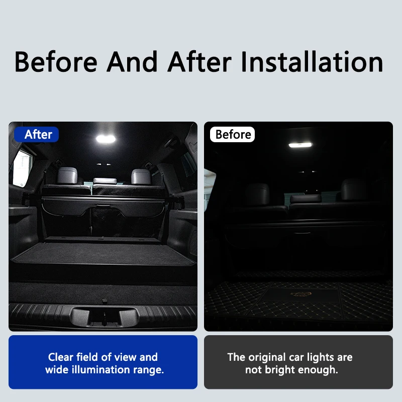 TAJIAN Car LED Highlight Tail Box Light Trunk Light Tailgate Fit For Lexus GX550 Switch Bright Lighting Accessories