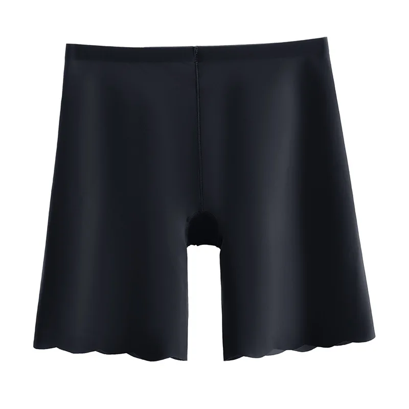 Seamless Safety Shorts Panty For Women High Waist Summer Breathable Ice Silk Underwear Anti Rubbing Under Skirt Boxers Female