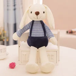 Adorable Long - Eared Rabbit Plush Pillow and Decor Doll - 40cm (Blue)