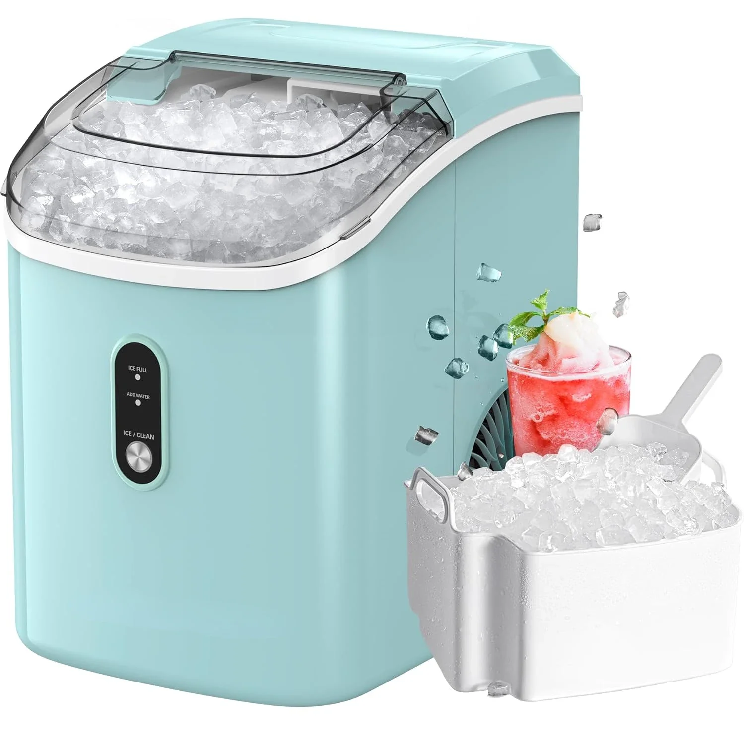 

Аппарат для производства льда с жевательными гранулами 33 фунта/24 часа для кухни и офиса