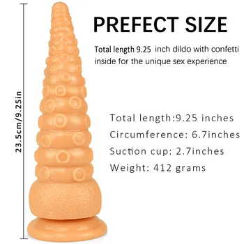 Octopus Foot Dildo Anal Plug Masturbation Anal Expansion Device Backyard Pull Beads Men and Women Toys for Adults 18 Sex Shop 2