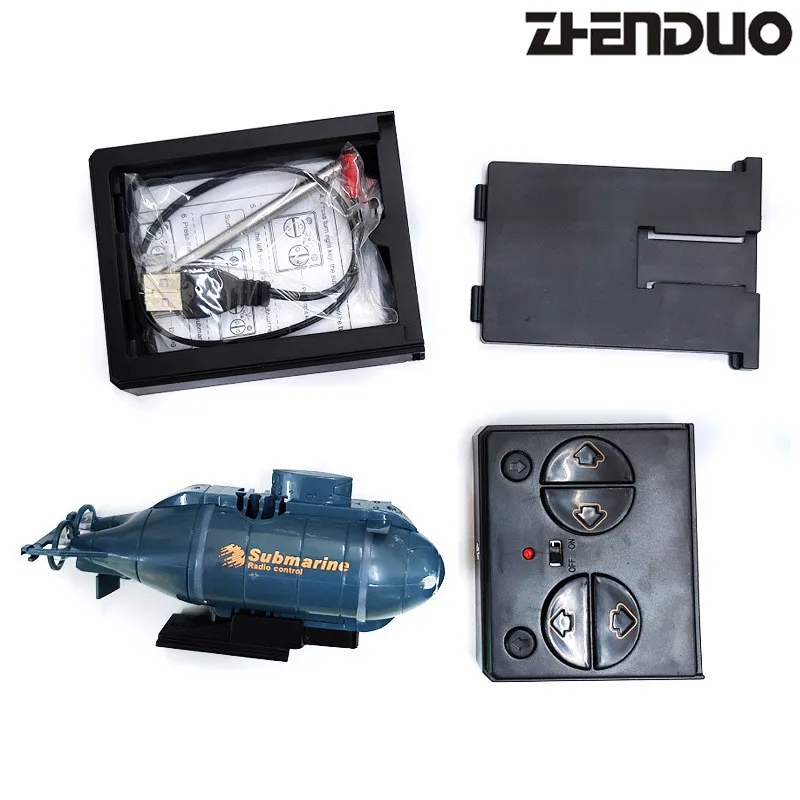 2.4G 6 Channels Nuclear Wireless Diving Child Toy Mini Remote Control RC Submarine Boat Toys 2023_voghion.com