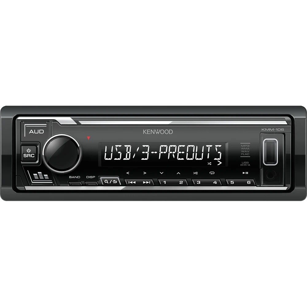 Автомагнитола KENWOOD КММ-106 1 DIN 4х50 |