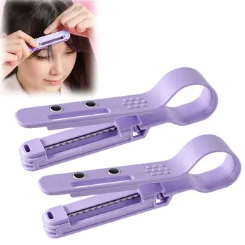 Mini Tagliacapelli Manuale Portatile per Frangia, Accessorio per Taglio Capelli, Pettine da Barbiere