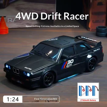 1:24 RC Drift Car – 4WD Remote Control Racing Vehicle with LED Lights, High-Speed Rechargeable Sports Car Toy for Kids & Adults 1
