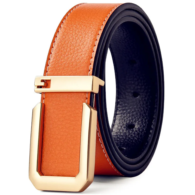 Sleek Unisex Fashion Belt with Silver Buckle – Premium Quality for Casual and Professional Wear