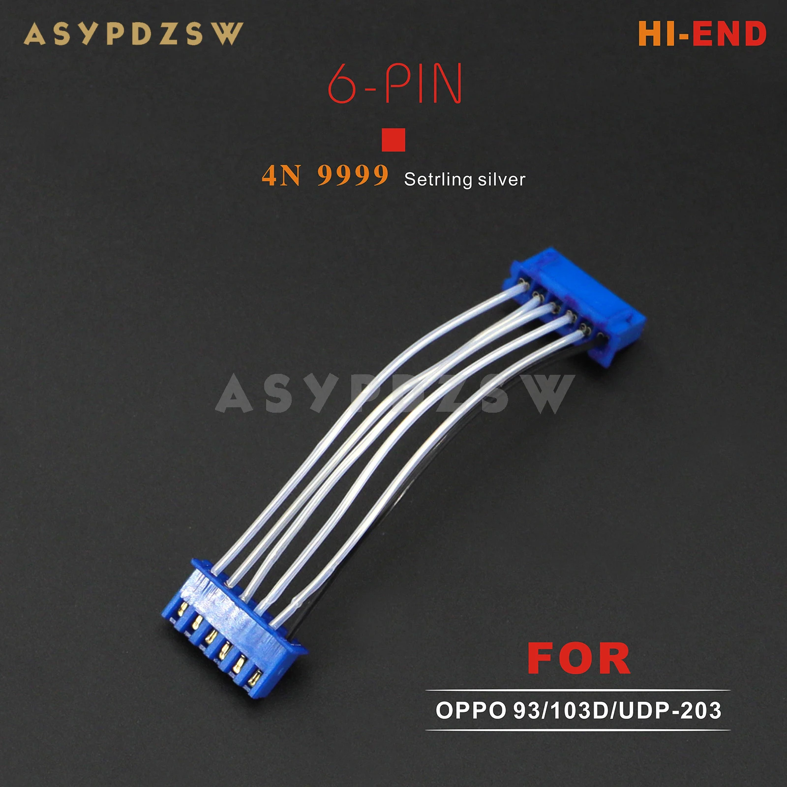 Cavo Di Alimentazione Di Simulazione Digitale A 6 Pin Hi-End 9999 4N In Argento Sterling Per Oppo 93/103D/Udp-203