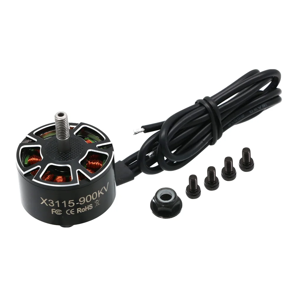 FPV 프리스타일 장거리 Cinelifter RC 드론용 브러시리스 모터, UAngel X3115 3115 900KV 1050KV 1200KV 6S, 9 인치 10 인치, 로트당 4 개